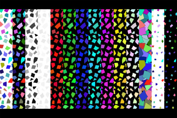 Abstract Backgrounds of Color Pieces: A Designer's Playbook