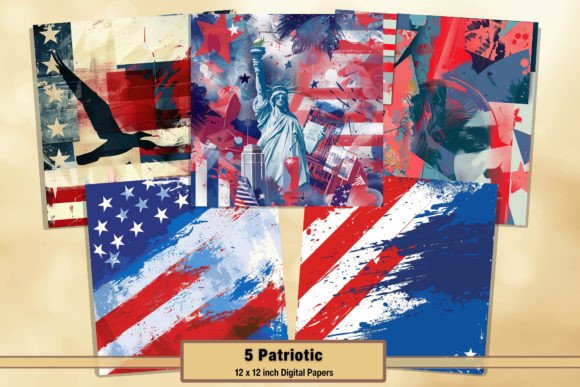 Blue Red Stars American Backgrounds: Your Digital Canvas