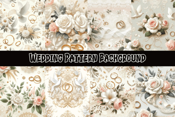 Elegant Wedding Pattern Backgrounds for Timeless Designs