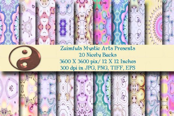 Elevate Your Projects with 20 Nicely Backgrounds & Mystic Arts