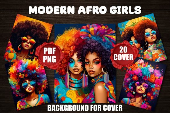 Elevate Your Visuals with Modern Afro Girls Backgrounds