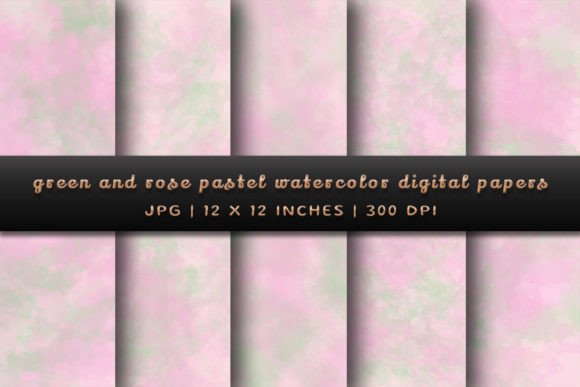 Green and Rose Pastel Backgrounds: A Designer's Soft Touch