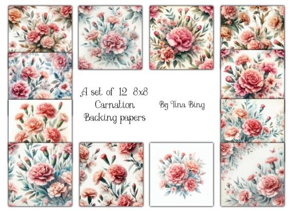 Invigorate Your Designs with Carnation Backgrounds