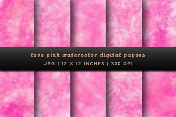 Love Pink Watercolor Backgrounds: A Designer's Go-To for Romantic Projects
