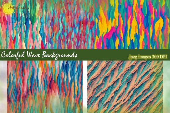 Make Waves in Your Designs with Colorful Wave Backgrounds