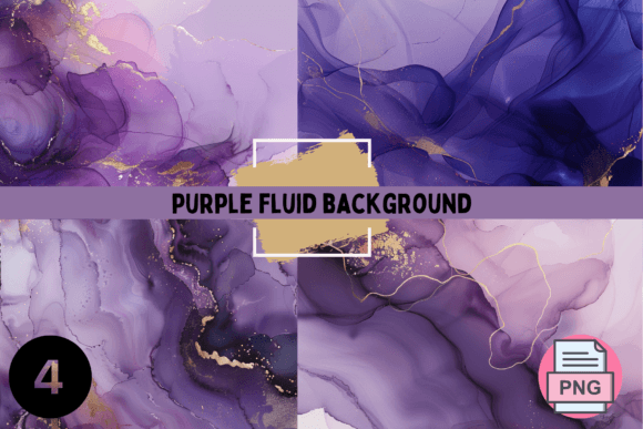 Purple Fluid Backgrounds: A Symphony of Color
