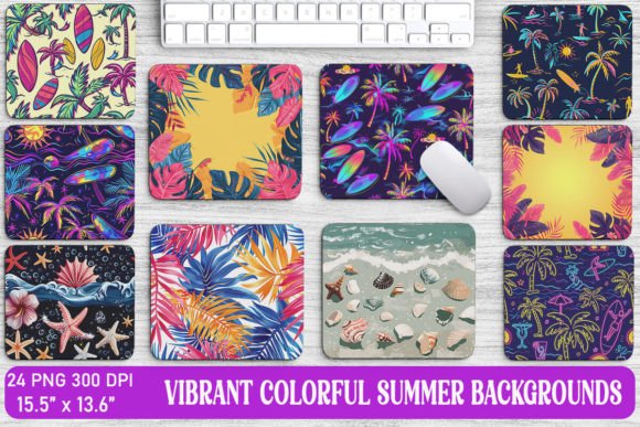 Summer in a Snap: Vibrant Backgrounds for Your Projects