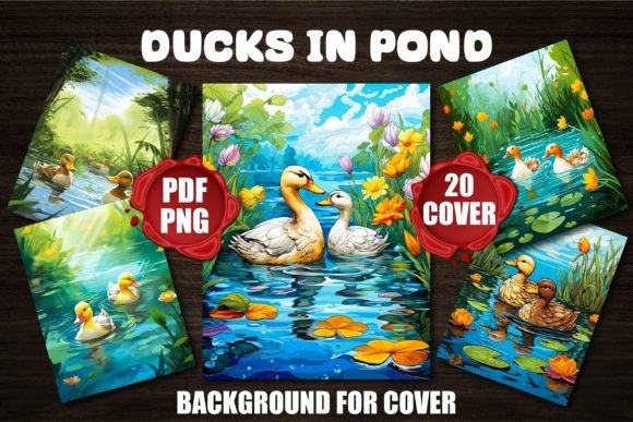 Transform Your Projects with Ducks in Pond Backgrounds