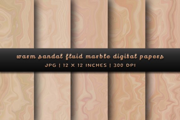 Warm Sandal Fluid Marble Backgrounds: A Designer's Guide