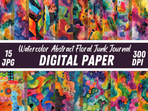 Watercolor Painting Abstract Backgrounds: A Digital Designer's Best Friend